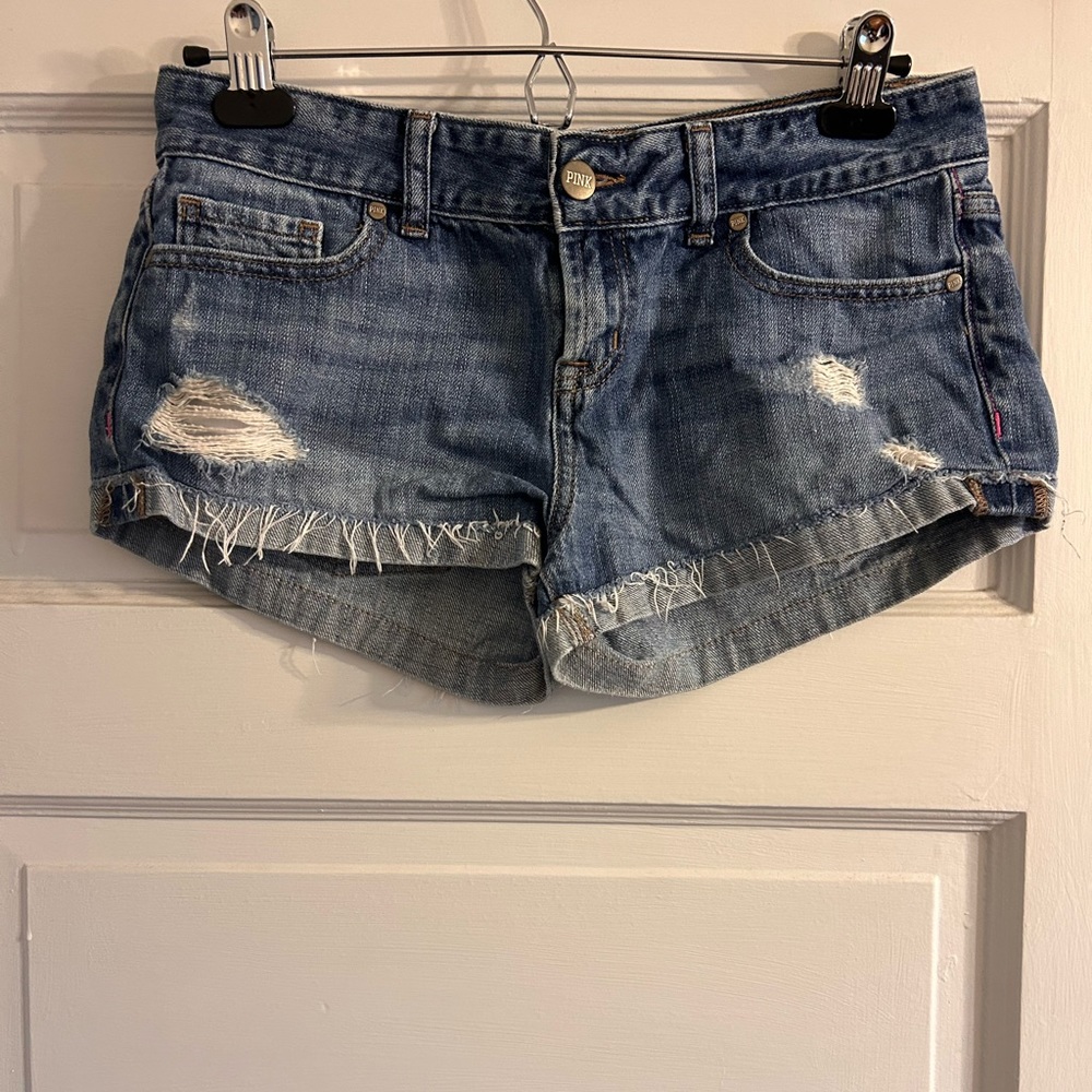 Denim shorts